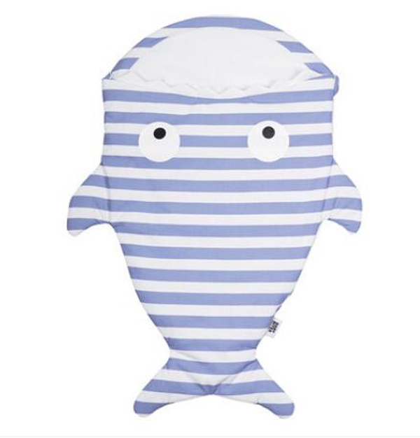 西班牙baby bites迷你小鯊魚睡袋 藍色