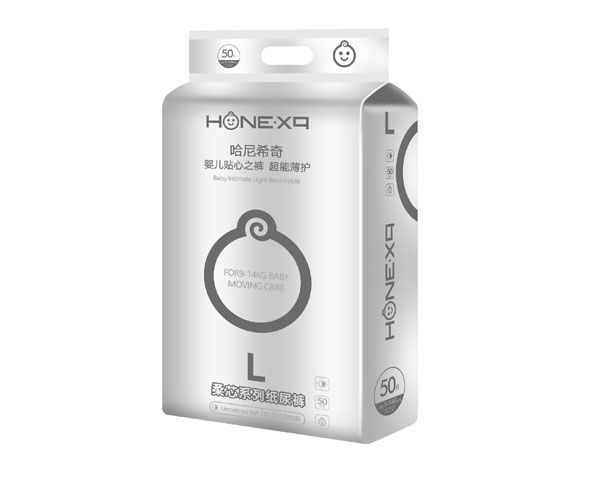 哈尼希奇柔芯系列紙尿褲銀版L