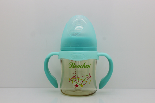 貝臣150ml 寬口PPSU帶手柄自動吸奶瓶