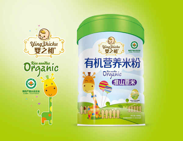 嬰之初有機(jī)營養(yǎng)米粉-淮山薏米罐裝