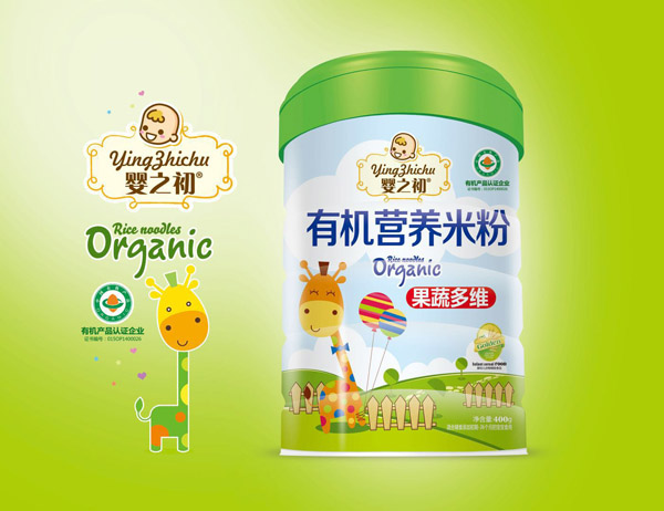 嬰之初有機(jī)營養(yǎng)米粉-果蔬多維罐裝