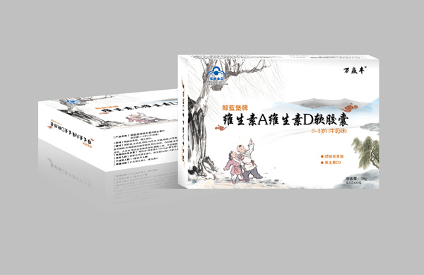 萬焱豐鯨藍(lán)堡牌維生素A維生素D軟膠囊1
