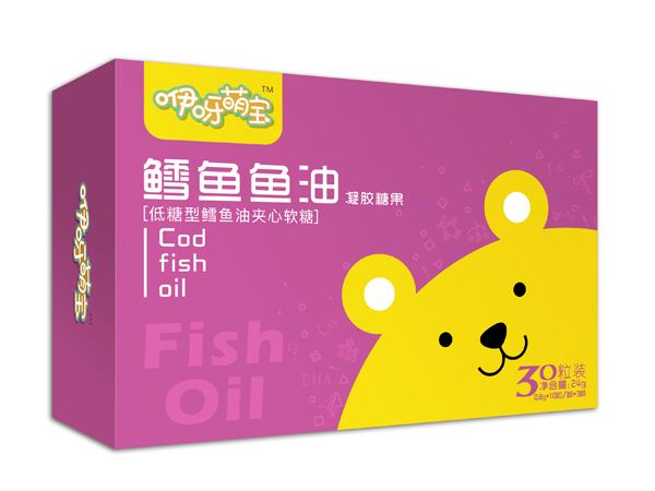 咿呀萌寶鱈魚魚油凝膠糖果