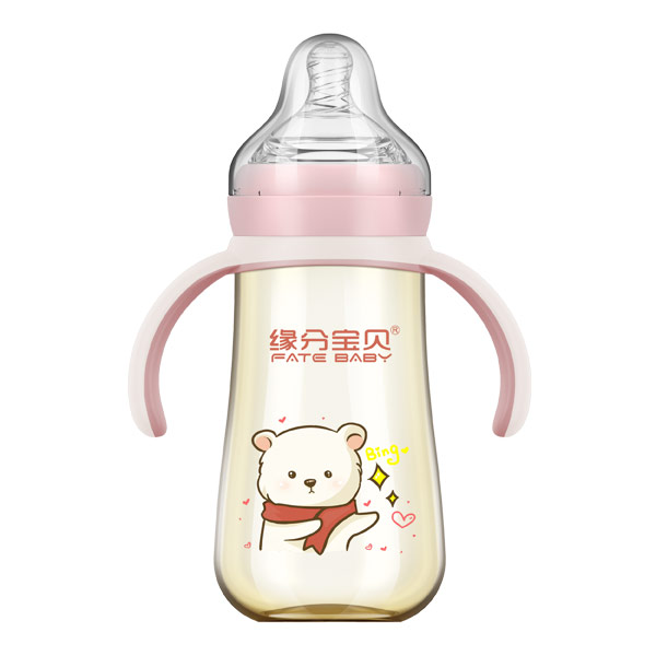緣分寶貝PPSU奶瓶3207粉色