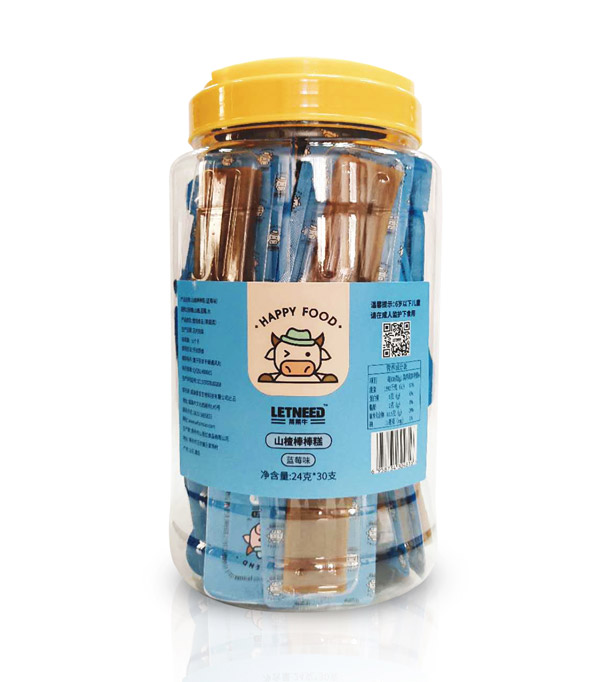 萊萊牛山楂棒棒糕(藍莓味)