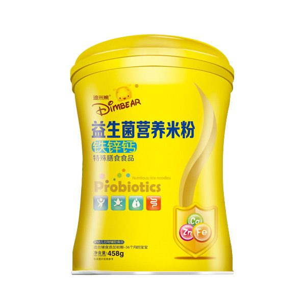 迪米熊益生菌營養(yǎng)米粉-鐵鋅鈣小蠻腰罐裝