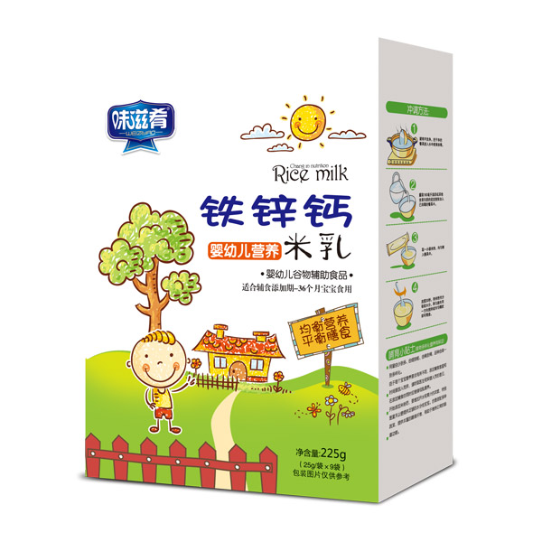 味滋肴嬰幼兒營(yíng)養(yǎng)米乳盒裝-鐵鋅鈣