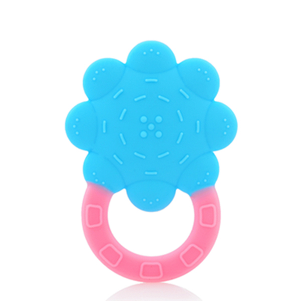 媽咪王子花型牙膠 藍色
