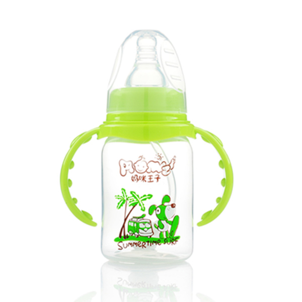 媽咪王子PP標口自動吸120ml奶瓶 綠色