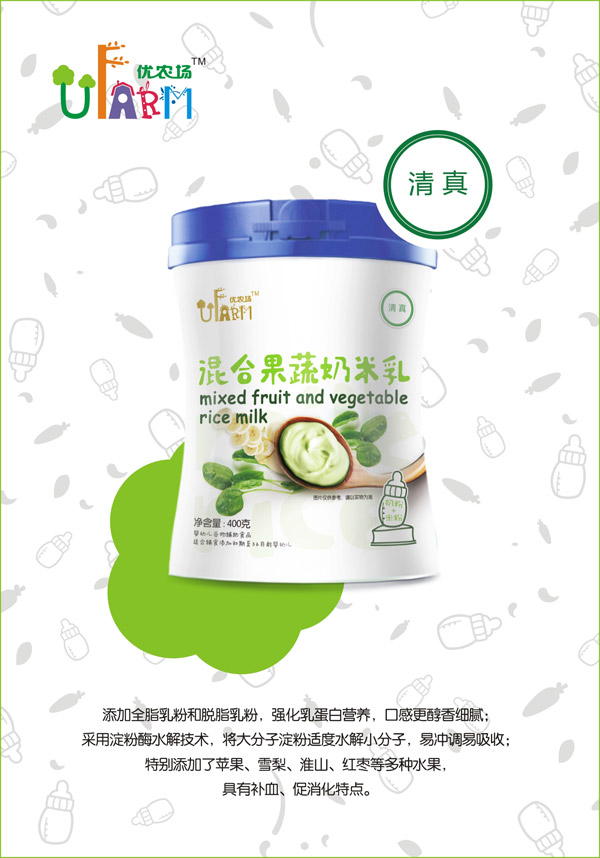 優(yōu)農(nóng)場(chǎng)混合果蔬奶米乳