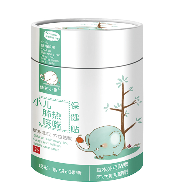 清芙小象小兒肺熱咳喘保健貼