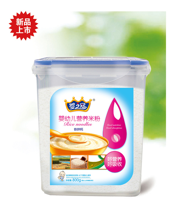 嬰之冠樂扣裝米粉 鐵鋅鈣