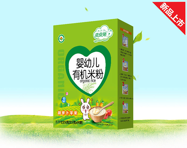 皮皮兔嬰幼兒有機(jī)米粉-胡蘿卜蘋(píng)果