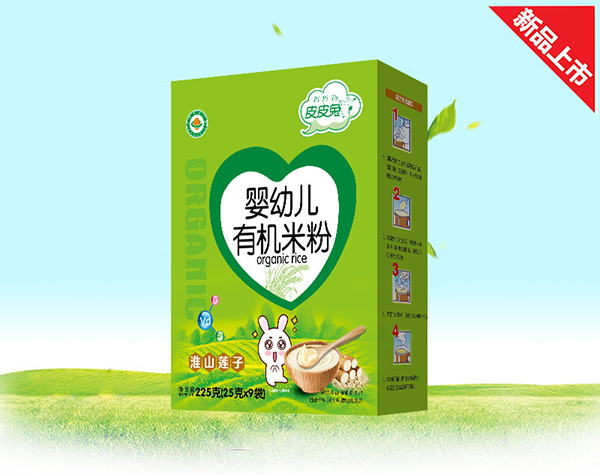 皮皮兔嬰幼兒有機(jī)米粉-淮山蓮子