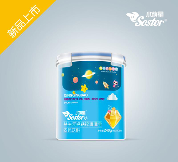 小萌星益生元鈣鐵鋅清清寶