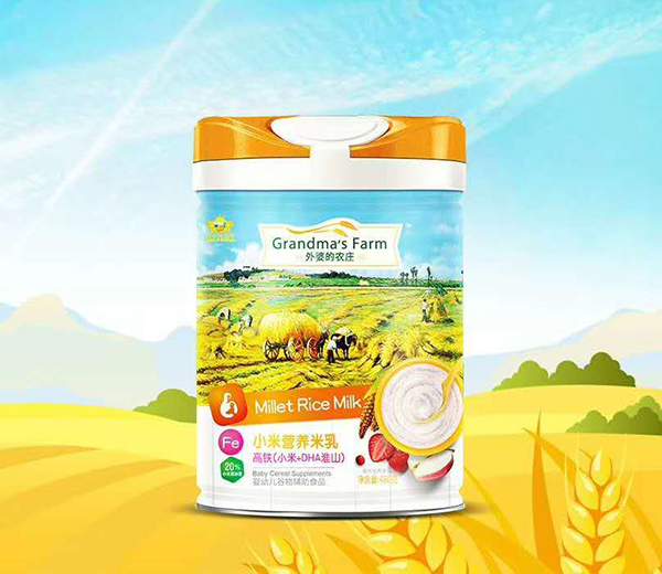 外婆的農莊小米營養(yǎng)米乳-高鐵(小米+DHA淮山)