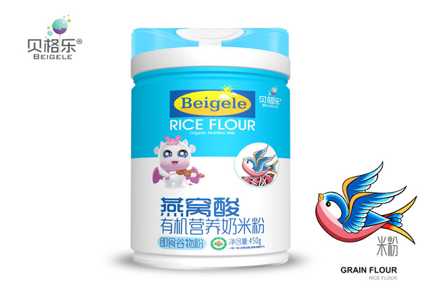 貝格樂燕窩酸有機營養(yǎng)奶米粉 聽裝