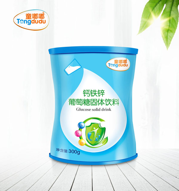 童嘟嘟鈣鐵鋅葡萄糖固體飲料 鐵聽
