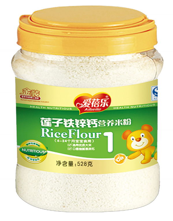 愛蓓樂蓮子鐵鋅鈣營養(yǎng)米粉528g