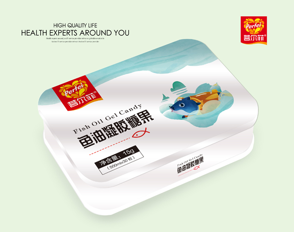 菩爾菲魚(yú)油凝膠糖果