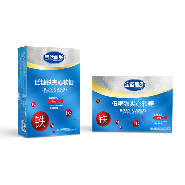 寶藍(lán)麗多低糖鐵夾心軟糖