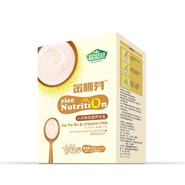 超級(jí)冠金胚芽小米核桃米乳