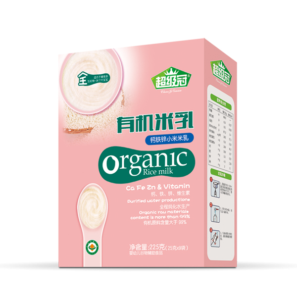 超級(jí)冠鈣鐵鋅有機(jī)小米米乳