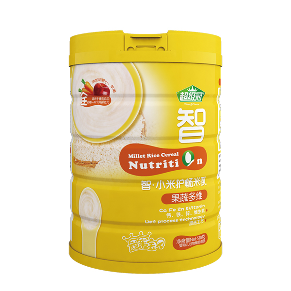 超級冠新款智護果蔬多維小米護暢米乳