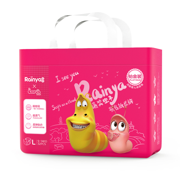 潤婭爆笑蟲子鉑金裝嬰兒紙尿褲L