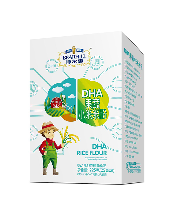 博爾慧DHA果蔬小米米粉盒裝