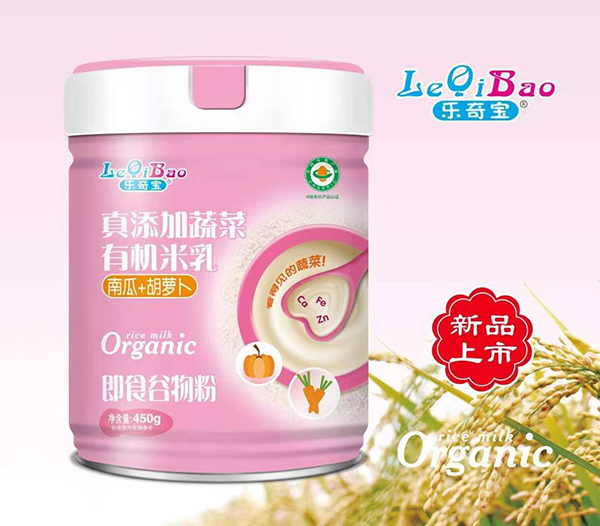 樂奇寶真添加蔬菜有機米乳 南瓜+胡蘿卜