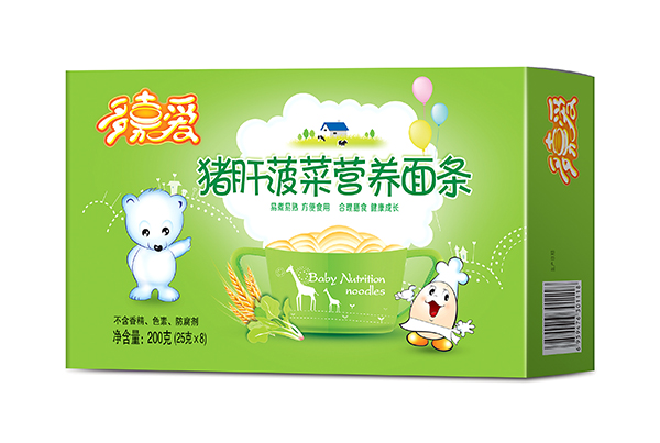 多嘉愛豬肝菠菜營(yíng)養(yǎng)面條