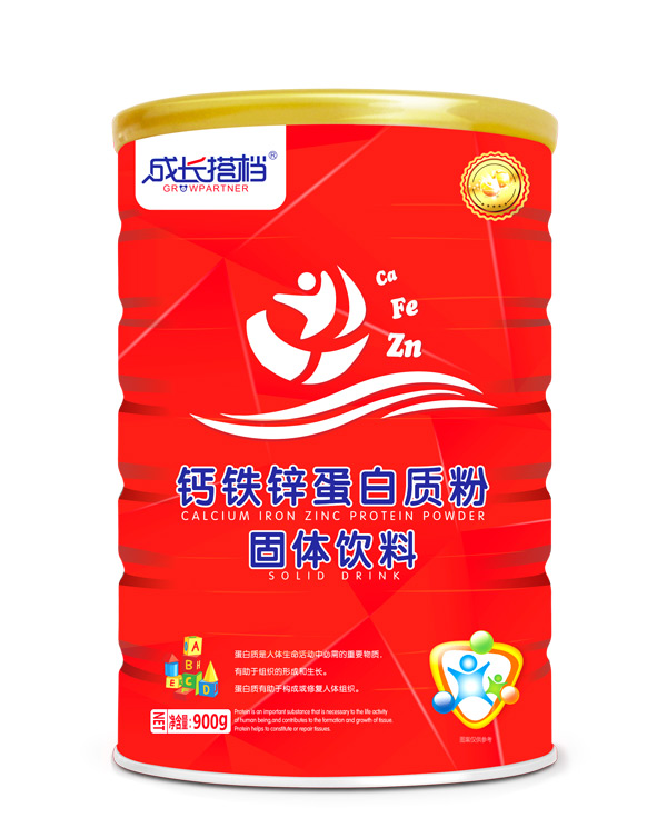 成長搭檔鈣鐵鋅蛋白質(zhì)粉