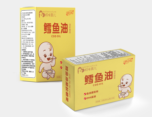 媽咪育兒鱈魚油凝膠糖果