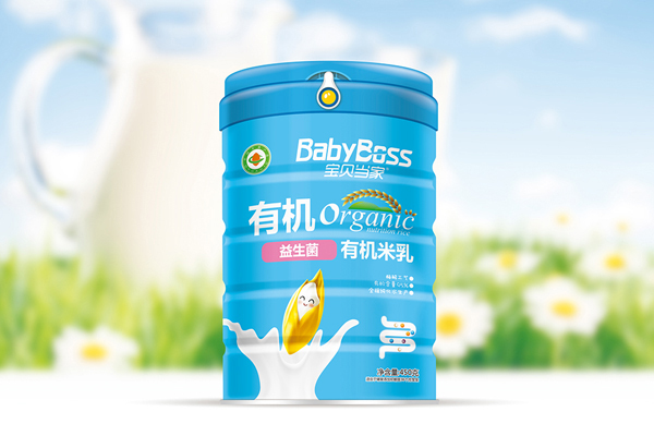 寶貝當家益生菌有機米乳聽裝