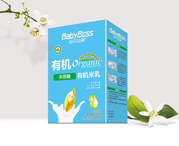 寶貝當家有機米乳盒裝225克(水蘇糖)