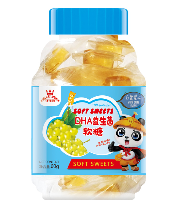 環(huán)球冠DHA益生菌軟糖-白葡萄味
