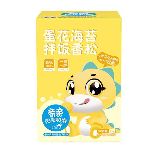 親親陽(yáng)光和海蛋花海苔拌飯香松