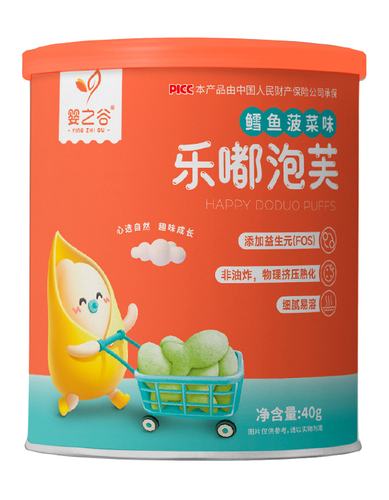 嬰之谷樂(lè)嘟泡芙-鱈魚(yú)菠菜味