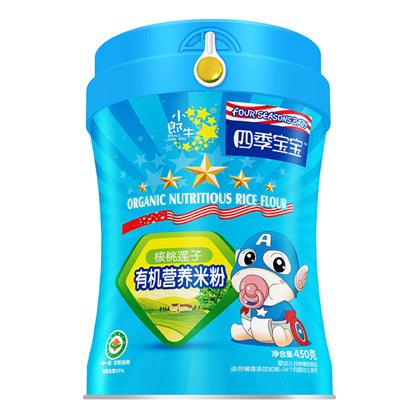 四季寶寶有機營養(yǎng)米粉-核桃蓮子