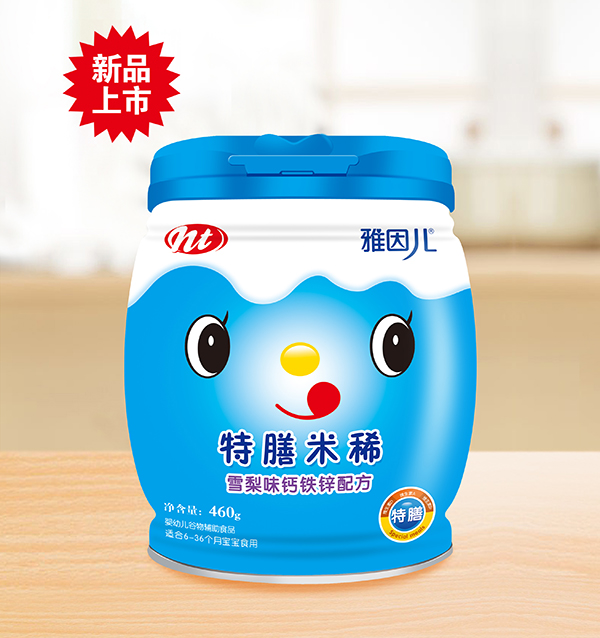 雅因兒雪梨味鈣鐵鋅配方特膳米稀 桶裝