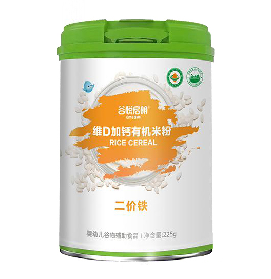 谷悅啟明維D加鈣有機米粉