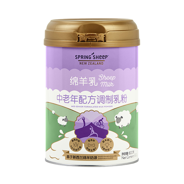 春綿綿羊乳中老年配方調(diào)制乳粉800g