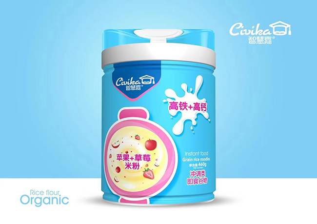 智慧嘉高鐵+高鈣(蘋(píng)果+草莓)米粉