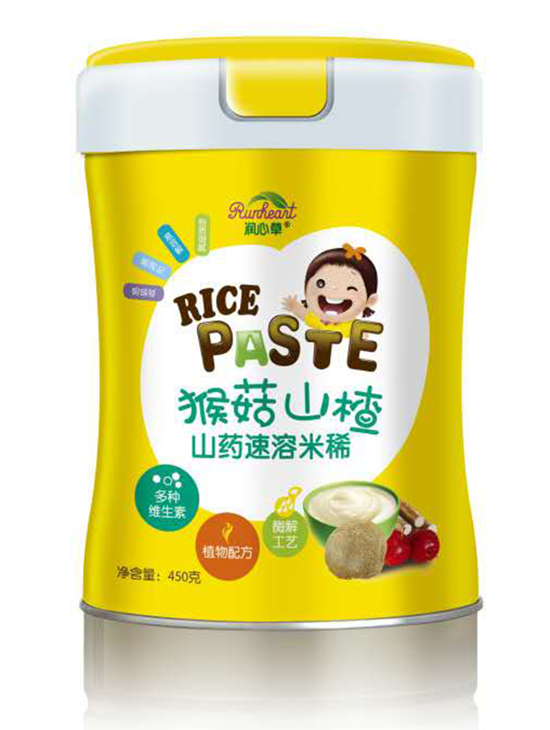 潤(rùn)心草猴菇山楂山藥速溶米稀