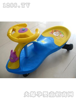 尼爾樂(lè)藍(lán)色兒童扭扭車(chē)