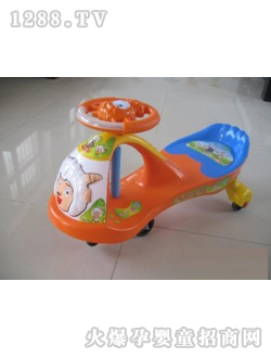 尼爾樂(lè)橙色兒童扭扭車