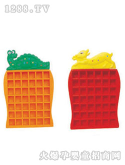 英利來玩具動(dòng)物塑料水杯架