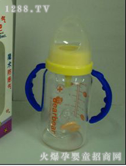 奧兒寶晶鉆玻璃防脹氣標(biāo)準(zhǔn)奶瓶120ml