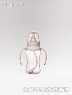 晶愛標(biāo)準(zhǔn)口徑150ml帶柄自動奶瓶